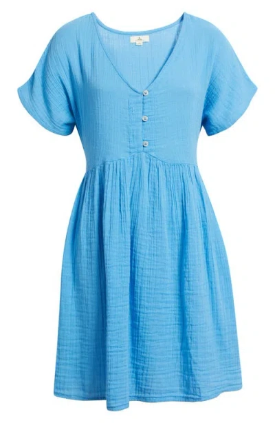 Rip Curl Premium Surf Cotton Gauze Babydoll Dress In Multi