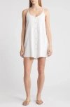 Rip Curl Premium Surf Cotton Gauze Minidress In White