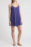 Rip Curl Premium Surf Cotton Gauze Minidress In Wild Berry