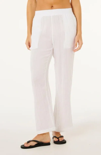 Rip Curl Premium Surf Cotton Pants In White