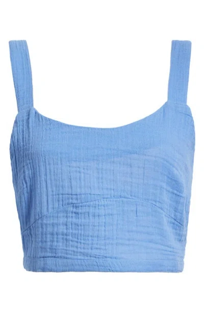 Rip Curl Premium Surf Crop Tank In Blue