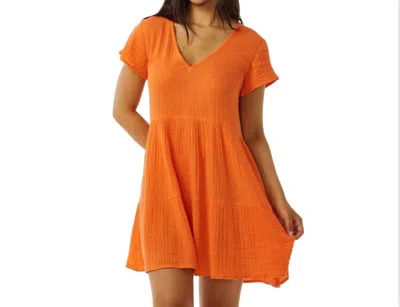 Rip Curl Premium Surf Dress In Bright Orange