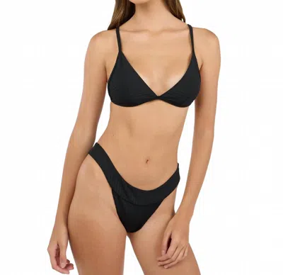Rip Curl Premium Surf Fixed Tri Swimwear In Black