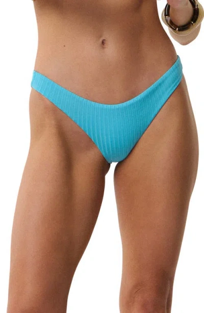 Rip Curl Premium Surf Hipster Bikini Bottoms In Blue