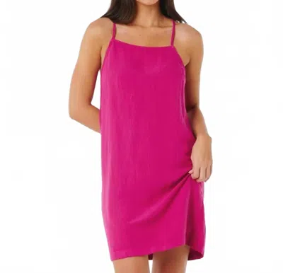 Rip Curl Premium Surf Holiday Mini Dress In Fuchsia In Pink