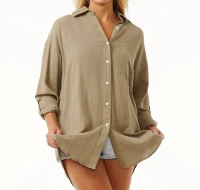 Rip Curl Premium Surf Holiday Shirt In Olive