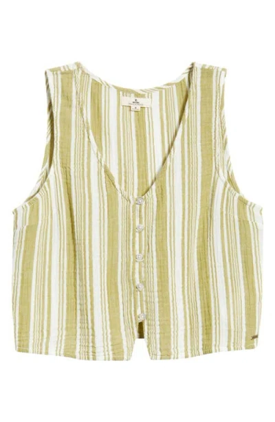 Rip Curl Premium Surf Stripe Camisole In Green