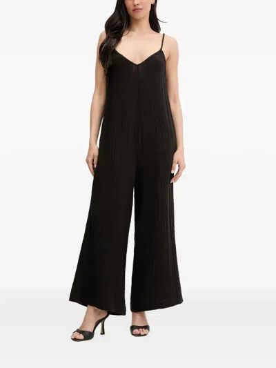 Rip Curl Premium Surf Wide-leg Jumpsuit In Black
