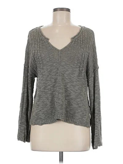 Pre-owned Rip Curl Pullover Sweater In Gray