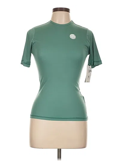 Pre-owned Rip Curl Rash Guard In Green