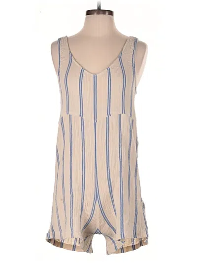 Pre-owned Rip Curl Romper In Tan