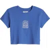 Rip Curl San Carlos Crop Cotton Jersey Graphic T-shirt In Ocean