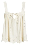 Rip Curl San Carlos La Joya Cotton & Linen Tank In Lily