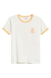 Rip Curl San Carlos Ringer T-shirt In Bone