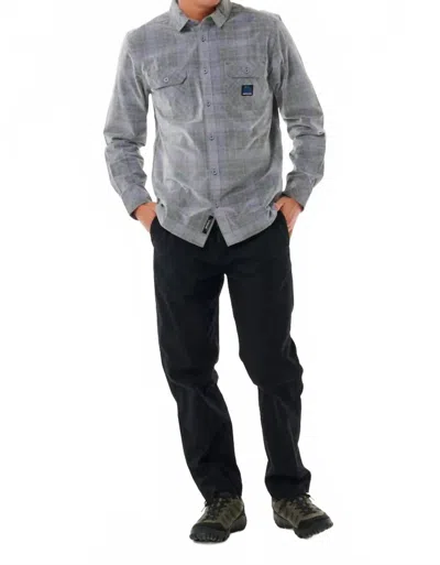 Rip Curl Search Cord Long Sleeve Woven Shirt In Purple Haze