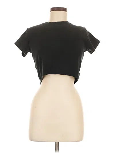 Pre-owned Rip Curl Short Sleeve Turtleneck In Black