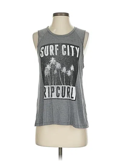 Pre-owned Rip Curl Sleeveless T-shirt In Gray