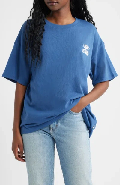 Rip Curl Sports Department Relaxed Graphic T-shirt In Blue