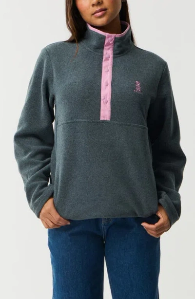 Rip Curl S-series Polartec Fleece Pullover In Gray