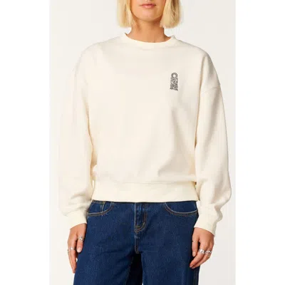 Rip Curl S-series Vaporcool Graphic Sweatshirt In Bone