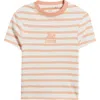 Rip Curl Stripe Embroidered Fitted T-shirt In Multi