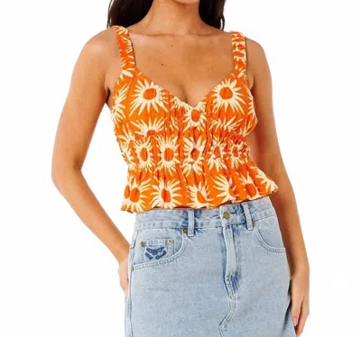 Rip Curl Sun Drenched Top In Orange