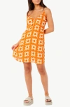 Rip Curl Sundrenched Slipdress In Orange