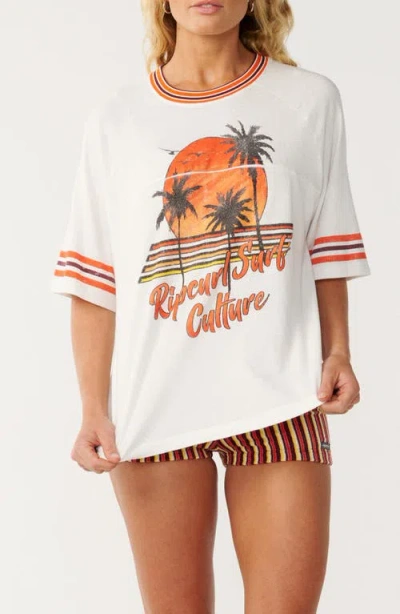 Rip Curl Surf Culture Graphic T-shirt In White