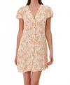Rip Curl Surf Palms Button Dress In Sand