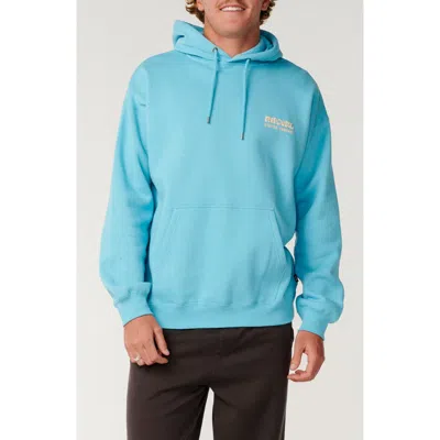 Rip Curl Surf Puff Fleece Pullover Hoodie In Wave Pool
