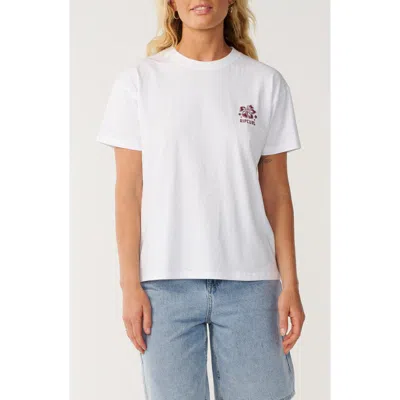 Rip Curl Surf Puff Party Pack Graphic T-shirt In White