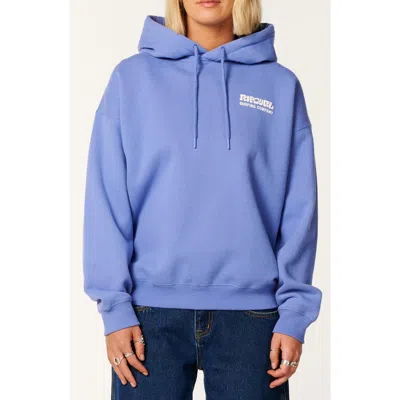 Rip Curl Surf Puff Print Graphic Hoodie In Blue