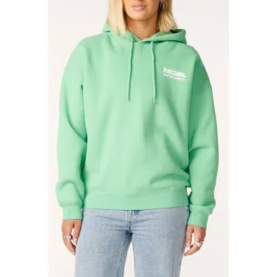 Rip Curl Surf Puff Print Graphic Hoodie In Green