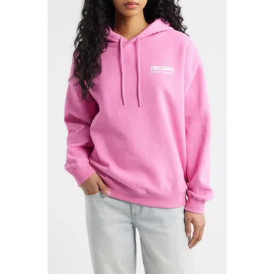 Rip Curl Surf Puff Print Graphic Hoodie In Pink