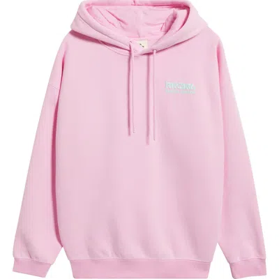 Rip Curl Surf Puff Print Graphic Hoodie In Pink