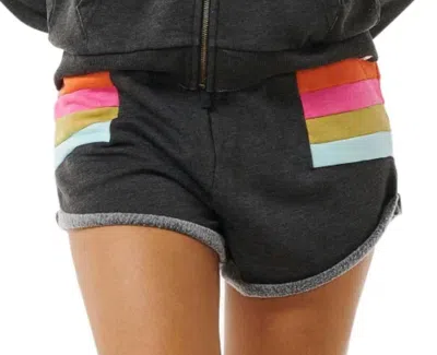 Rip Curl Surf Revival Fleece Short In Washed Black