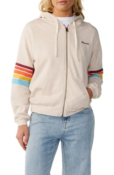 Rip Curl Surf Revival Full Zip Hoodie In Neutral