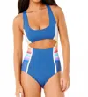 Rip Curl Surf Revival One Piece In 9435 Vintage Navy In Blue