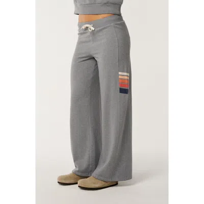 Rip Curl Surf Revival Wide Leg Fleece Pants In Gray