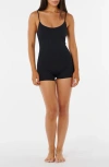 Rip Curl Surf Rib Romper In Black