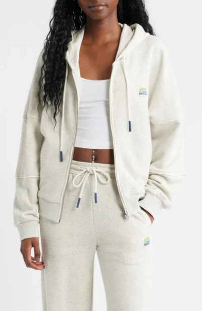 Rip Curl Surf Side Full Zip Hoodie In White