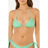 Rip Curl Surf Slider Triangle Bikini Top In Multi