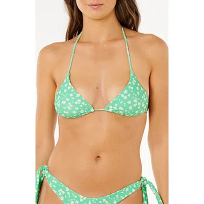Rip Curl Surf Slider Triangle Bikini Top In Multi