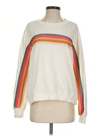 Pre-owned Rip Curl Sweatshirt In White
