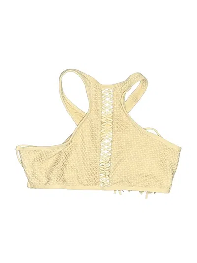 Pre-owned Rip Curl Swimsuit Top Gold Swimwear