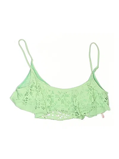 Pre-owned Rip Curl Swimsuit Top Green Swimwear