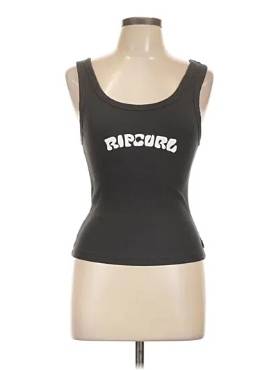 Pre-owned Rip Curl Tank Top Black Strapless Neckline Tops