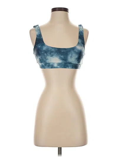 Pre-owned Rip Curl Tank Top Blue Strapless Neckline Tops