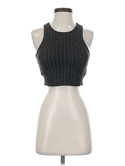 Rip Curl Tank Top Gray Halter Neckline Tops In Black
