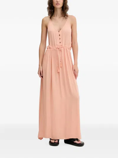 Rip Curl Tassel-detail Maxi Dress In Orange